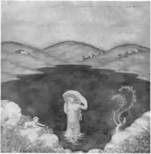EUGENJUSZ ŻAK, W KĄPIELI  (ol., 1913).