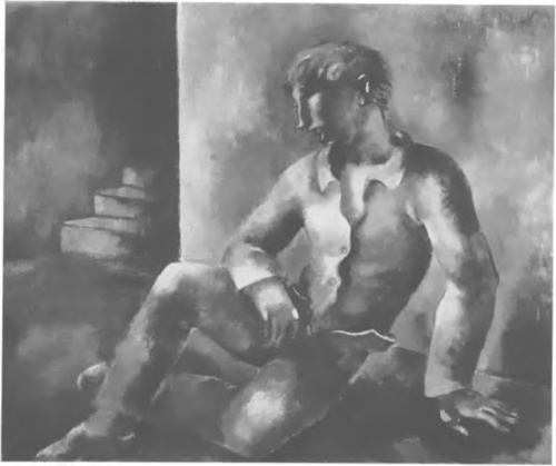 EUGENJUSZ ŻAK, MŁODY CHŁOPIEC (ol., 1925).