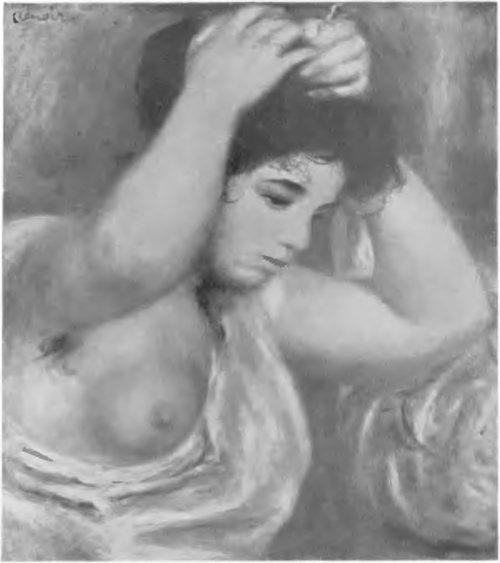 A. RENOIR PRZY TOALECIE (Gagnes, 1909) (Zbiory Gangnat, Paryż).
