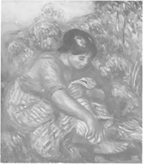 A. RENOIR, PO KĄPIELI (Cagnes. 1913) (Zbiory Cangnat Paryż).