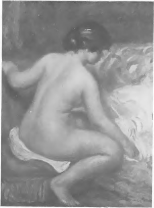 A. RENOIR STUDJUM AKTU KOBIETY SIEDZĄCEJ NA FOTELU (Paryż 1905), (Zbiory Gangnat, Paryż).