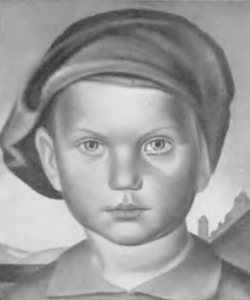 Ed. Karniej, Główka chłopaka (ol.).