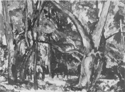 P. Konczałkowskij. Park w Abramcewo (ol. 1923).