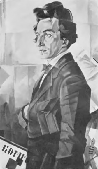 I. Anekow. Portret W. Polonskij’a, redaktora “Preczat i rewolucja” (ol. 1925).