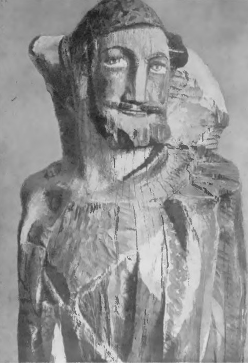 S. Koniekow. Fragment pomnika “Stenka Razin” (drzewo. 1919.)