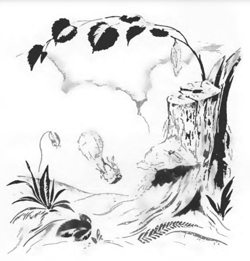 S. Czechowicz. Rysunek do bajki (1922).