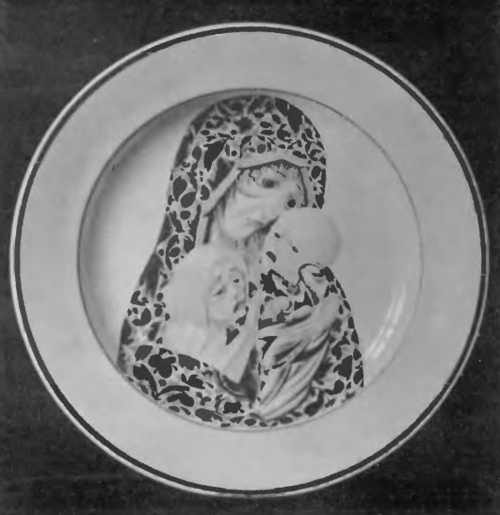 S. Czechonin. “Głód” (talerz porcelanowy. 1925).