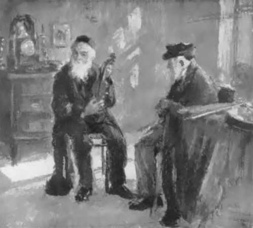 Artur Markowicz. Grajek (pastel).