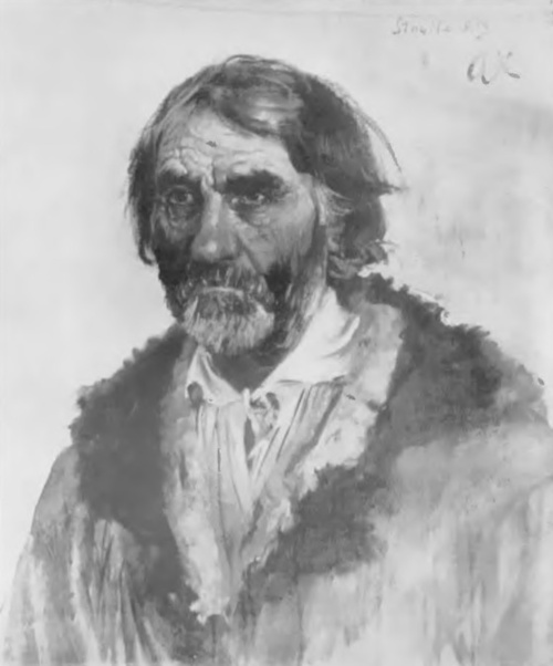 Teodor Axentowicz. Studium Rusina (ol. 1901).