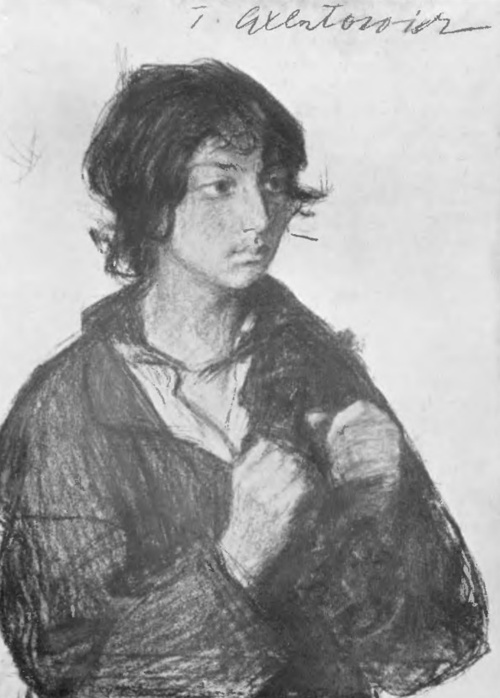 Teodor Axentowicz, Cygan (pastel).