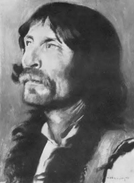 Michał Boruciński. Głowa Hucuła (ol. 1926).