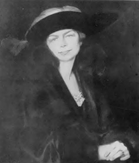 Michał Boruciński. Portret żony artysty (temp. 1922).