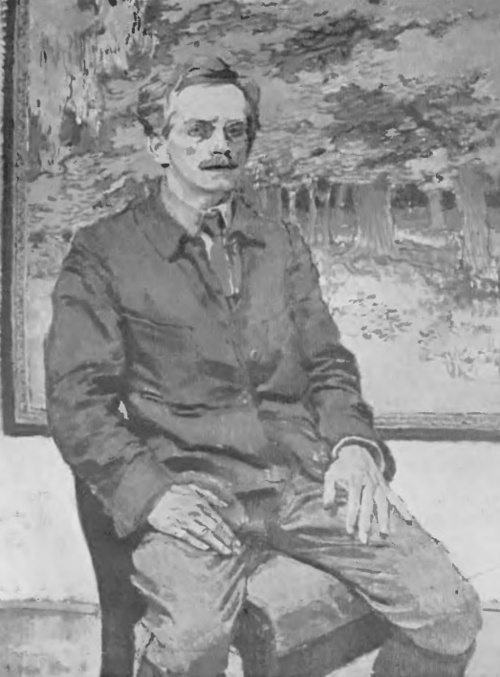 Józef Mehofer. Portret własny (ol. 1909).