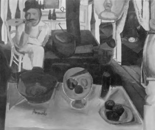 Constant Permeke, “Przy stole”, (ol.).