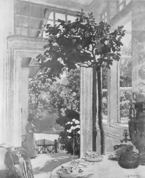 Józef Mehofer. Majowe słońce (ol. 1910).