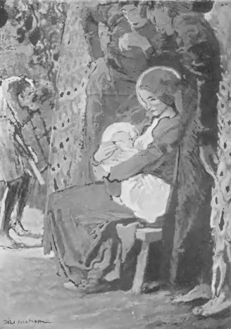 Józef Mehofer. Matka Boska karmiąca (ol. 1911).