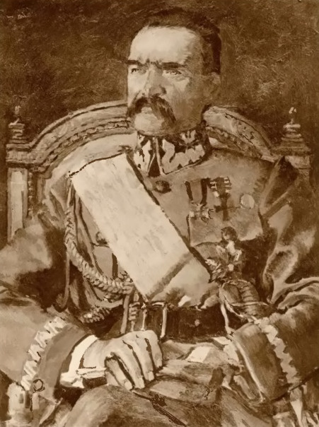 Józef Mehofer. Portret marszałka J. Piłsudskiego (ol.1925) (własność autora).