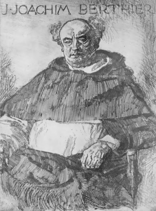 Józef Mehofer. Portret o. Joachima Berthier.