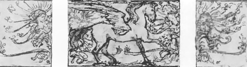 Józef Mehofer. Projekt dekoracji (fasady gmachu Tow. Szt. Piękny. w Krakowie, rys. węgl. 1899).
