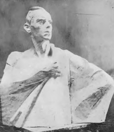 Xawery Dunikowski. Portret p. Ludwika Solskiego (gips. 1908).