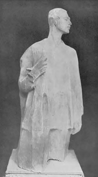 Xawery Dunikowski. Portret p. Poznańskiego (gips. 1916).