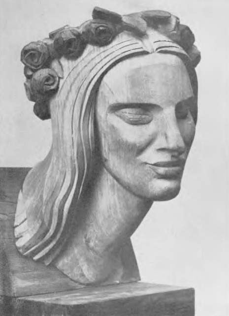 Xawery Dunikowski. Z cyklu “Głowy wawelskie” (drzewo, 1926).
