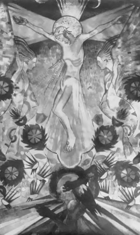 Kazimierz Sichulski, “Tryumf Chrystusa” (Fragment kartonu do mozaiki, 1924).