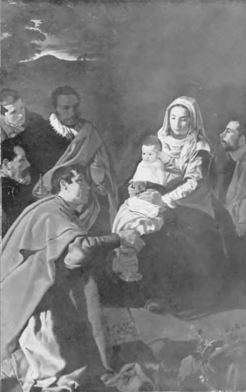 Velazquez, “Pokłon trzech króli”, (ol. 1619).