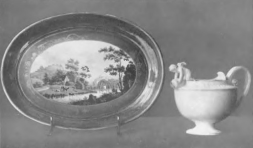 Fig. 21. Miśnia, ok. r. 1770-1790. Półmisek i imbryk.