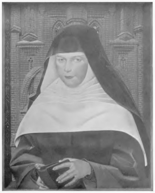 Siostra Franciszka (cięte w drzewie i malowane olejem i temp.)