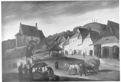 Rynek w Kazimierzu nad Wisłą (akwarela)