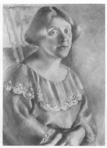 PORTRET P. R. A. (rys. ołówk. i piórem 1923)