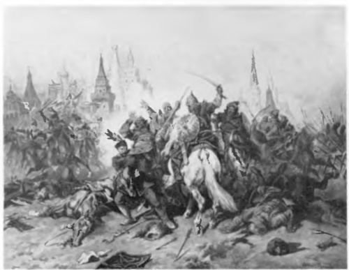 BITWA (akwarela). Dział Sztuki na P. W. K. w Poznaniu. Tow. art. polskich “Sztuka”