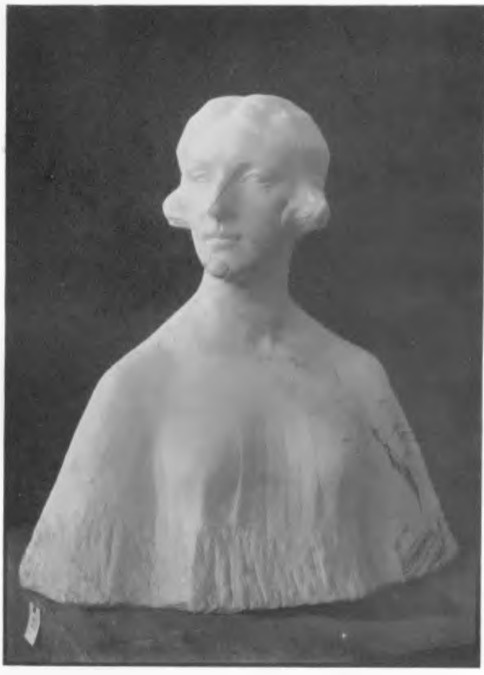 PORTRET KOBIETY (marmur). Dział Sztuki na P. W. K. w Poznaniu. Tow. art. polskich “Sztuka”