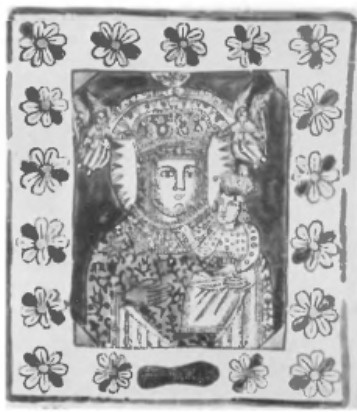 MATKA BOŻA (drzeworyt ludowy z „Teki Łazarskiego“)