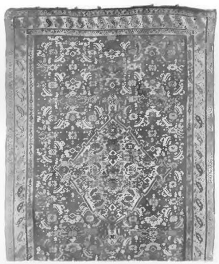 Fig. 3. Perski kilim “Senne”. 2,00 X 1,30 m., (¾ całk. dług.) wiek XVIII.