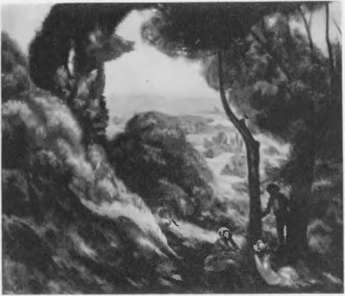 ADAM HANMYTKIEWICZ, PEJZAŻ (ol.) (Jubileuszowy Salon Krakowski, 1930).