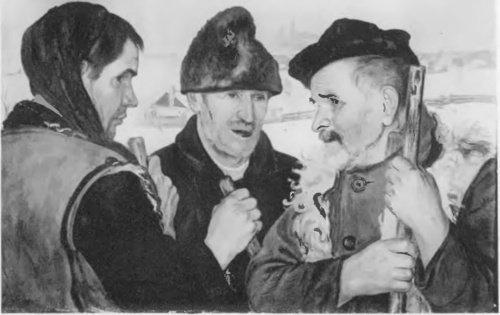WLASTIMIL HOFMAN, ŚMIECIARZE (ol.) (Jubileuszowy Salon Krakowski, 1930).