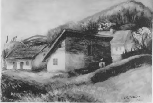 WACŁAW WĄSOWICZ PEJZAŻ (ol.) (Jubileuszowy Salon Krakowski, 1930).
