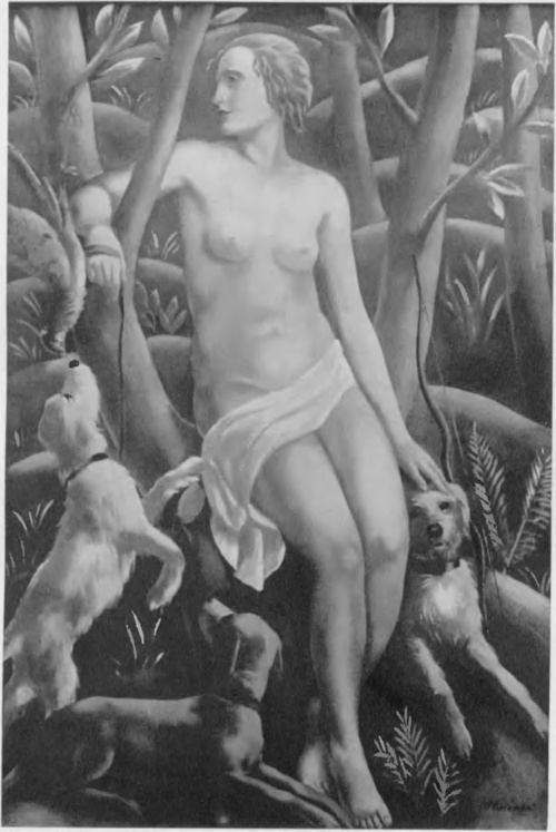WACŁAW BOROWSKI (Jubileuszowy Salon Krakowski, 1930) DIANA (ol.).