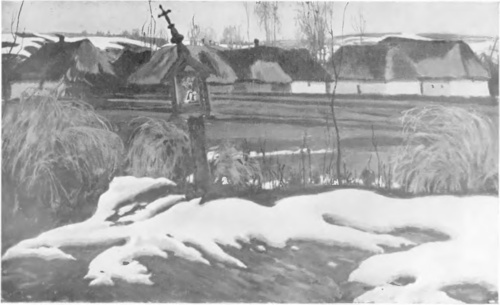 STANISŁAW CZAJKOWSKI, TOPNIEJĄCY ŚNIEG (ol.).