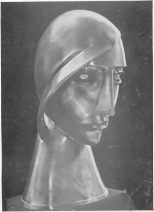 RUDOLF BELLING, GŁOWA (mosiądz. 1924) (“Nationalgalerie”, Berlin).