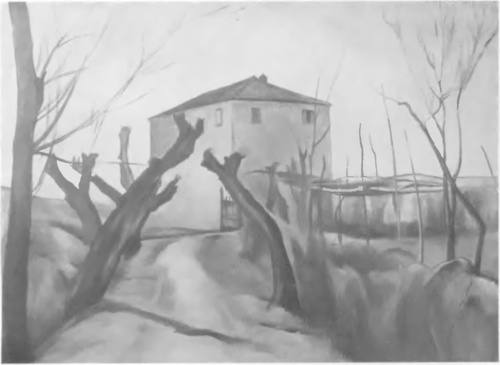 NURDIO IRENTINI, (XVII Międzynarodowa Wystawa Sztuki w Wenecji. 1930. Pawilon włoski) SZARY DOM (ol.).