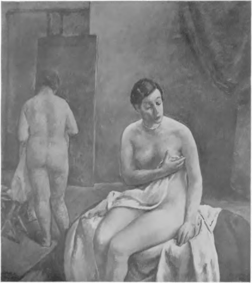 GINO MORO ODPOCZYNEK MODELI (ol.) (XVII Międzynarodowa Wystawa Sztuki w Wenecji. 1930, Pawilon włoski).