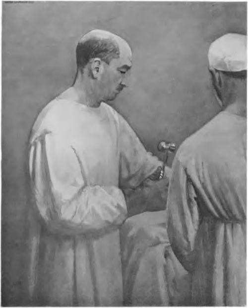 GUIDO CADORIN PORTRET CHIRURGA FRANCESKO DELITALA (ol.) (XVII Międzynarodowa Wystawa Sztuki w Wenecji. 1931. Pawilon wioski).