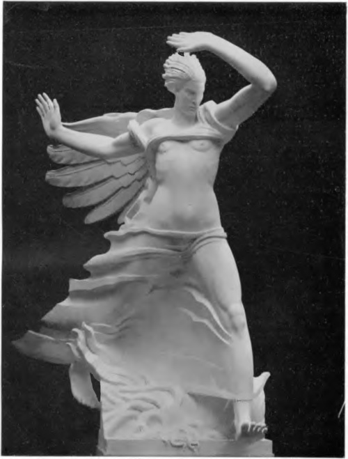 EUGENJUSZ BARONI, ZWYCIĘSTWO (szczegół do pomnika inwalidów wojennych. marmur) (XVII Międzynarodowa Wystawa Sztuki w Wenecji. 1930. Pawilon włoski).