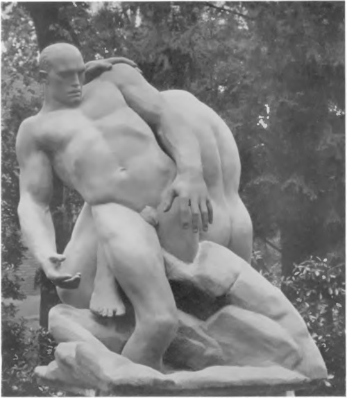 CIAMPOLLINI ITALO ROSSI, SIŁA FIZYCZNA (gips) (XVII Międzynarodowa Wystawa Sztuki w Wenecji. 193H. Pawilon włoski).
