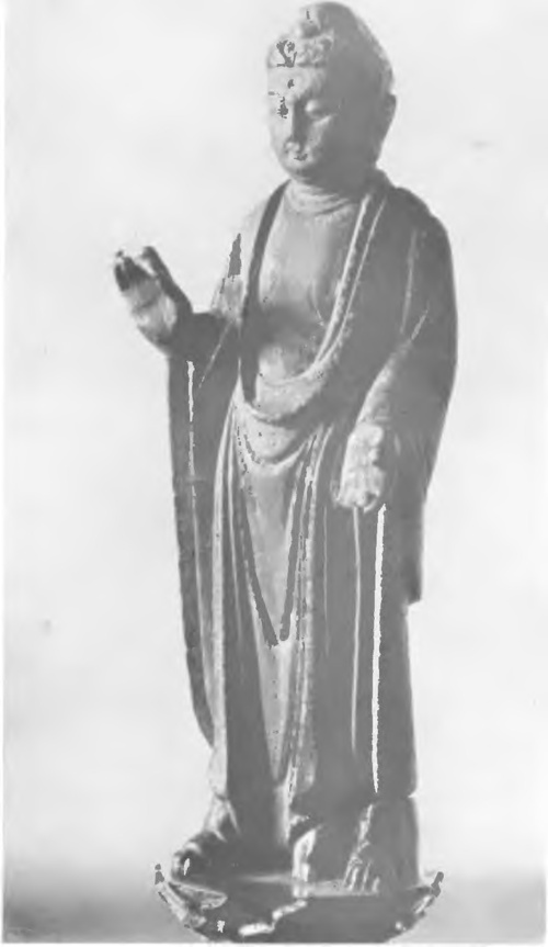 Fig. 12. BRONZOWY POSĄŻEK BUDDY. EPOKA TANG (617—906).