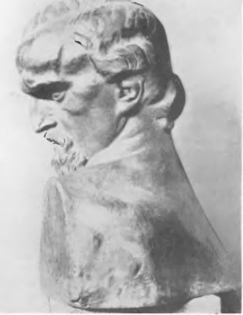 IVAN MESTROVIC. PORTRET WŁASNY (gips).