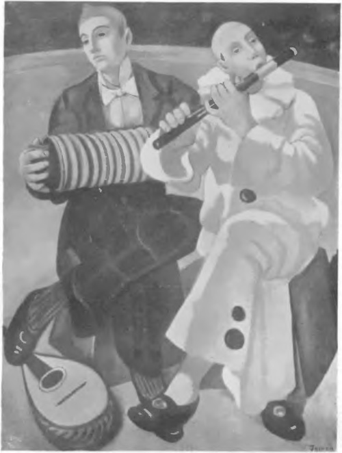 TYMON NIESIOŁOWSKI (Wystawa “Rytmu”, Warszawa 1930) KLOWNI (ol.).
